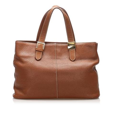 burberry cognac zacht leren tas|Burberry leather handbags.